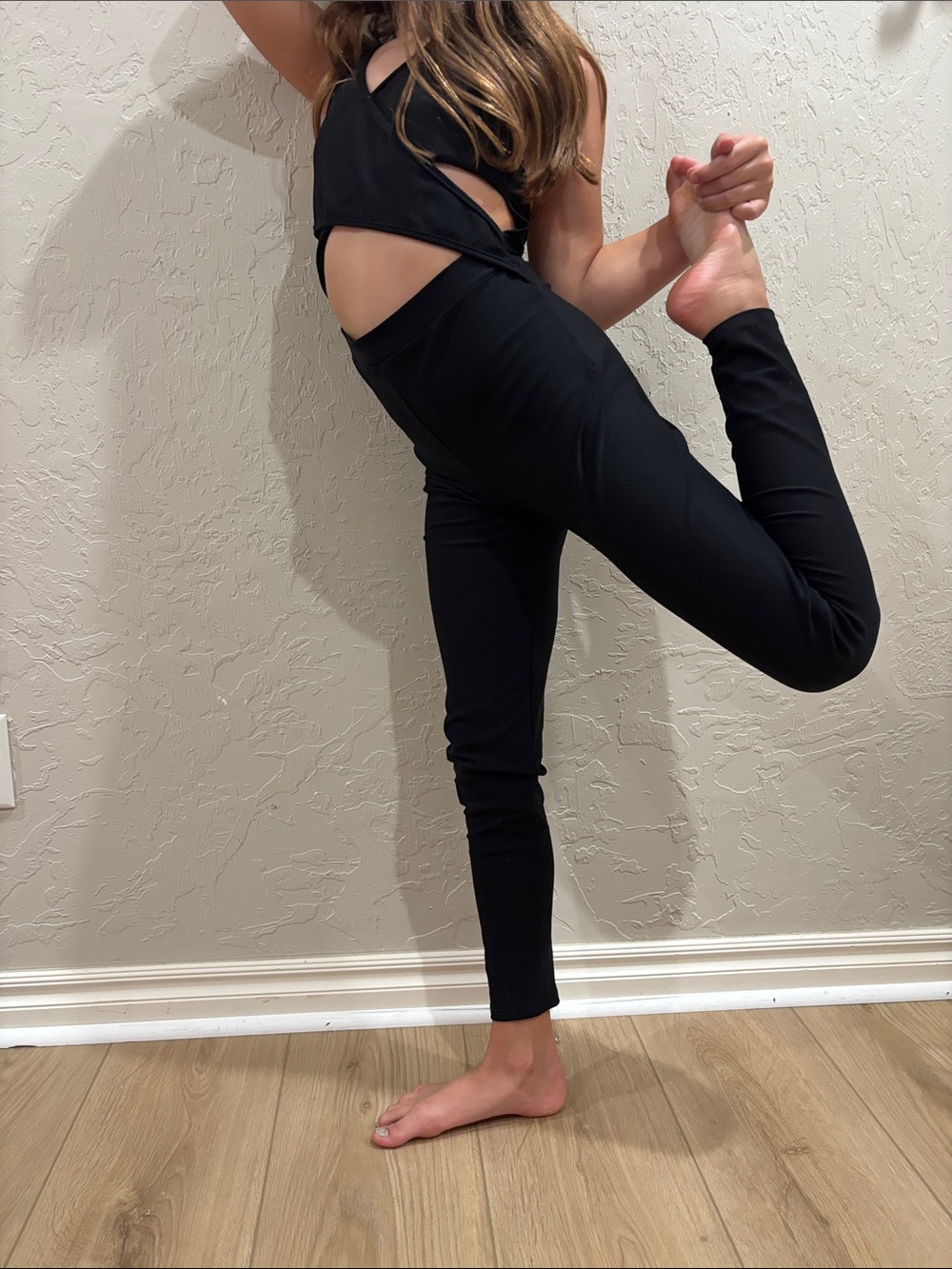 Adult XS Black Dance Unitard